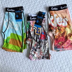 Cookies Men’s Boxer Briefs Size S Bundle of 3 New
